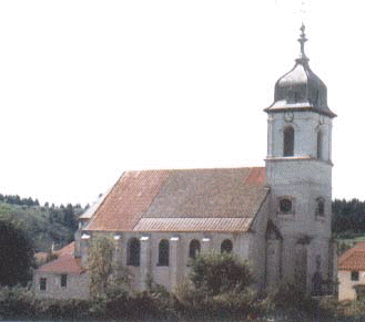 l'église de Mouthe et le prieuré
