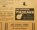 encart publicitaire (La Semaine à Lyon - 1933)